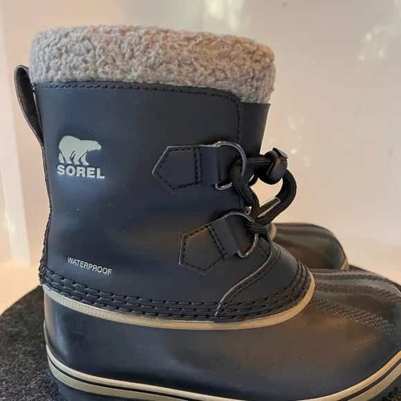 Sorel Black Rain and Snow Boots with Waterproof Material - black - size 13