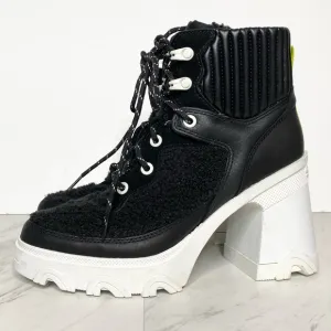 Sorel Brex Cozy Lace Up Heeled Boot 7