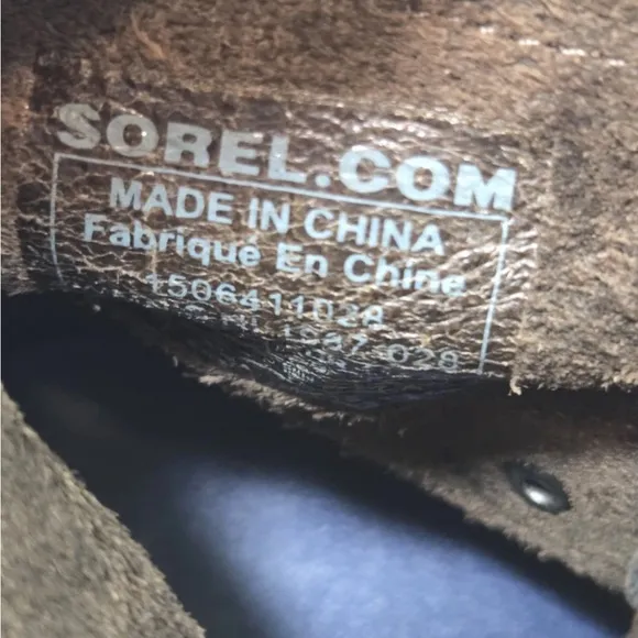 Sorel Joan of Arctic Wedge Mid Calf Boots Booties Shoes Womens Size 7 Brown