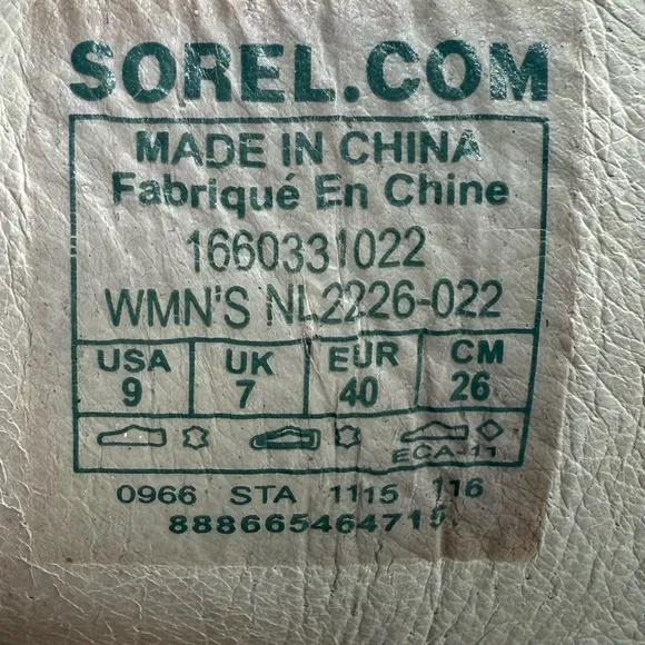 Sorel Joanie || Ankle Strap Genuine Leather Wedge Lug Sole Sandals Size 9