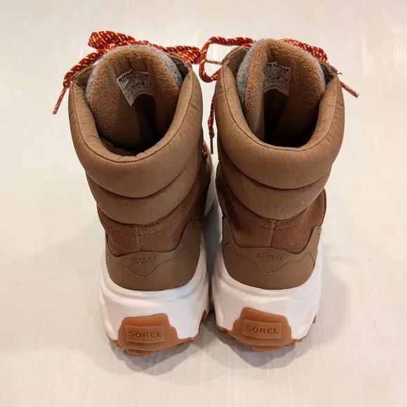 SOREL Kinetic Breakthru Conquest Waterproof Lace-up Brown Boots women's size 11