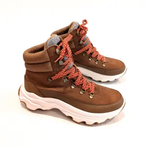 SOREL Kinetic Breakthru Conquest Waterproof Lace-up Brown Boots women's size 11