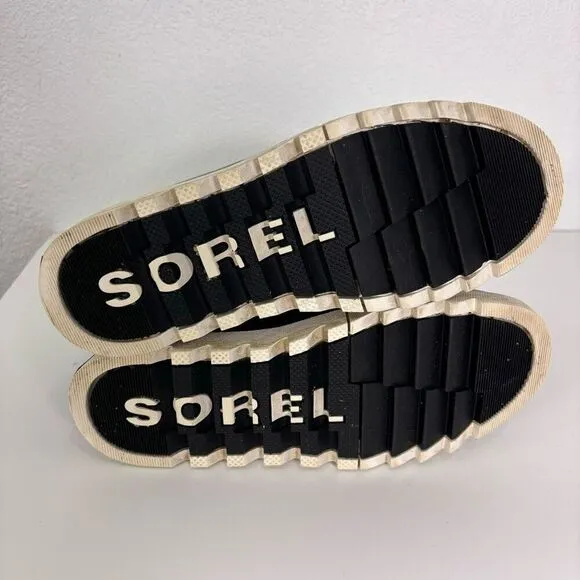 Sorel Patent Leather &amp; Leather Lace Up Fur Lined Winter Boots