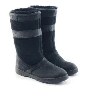 SOREL Real Shearling Lined Black Mid-Calf Winter Boots