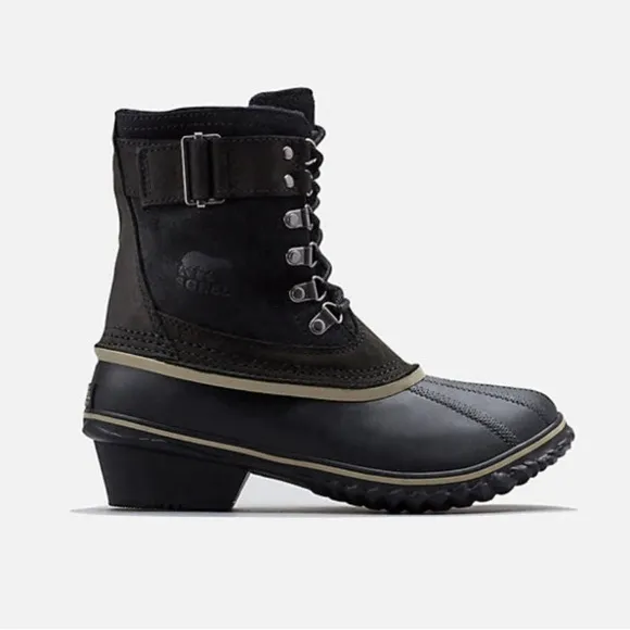 Sorel Sorel Women's Winter Fancy Lace II Boot Mid Calf Black Boots