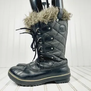 Sorel Tofino II Lace Up Round Toe Black Winter Boots F17
