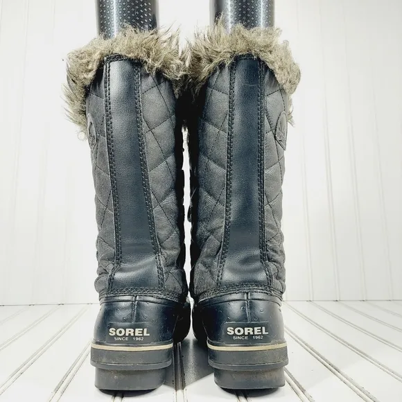 Sorel Tofino II Lace Up Round Toe Black Winter Boots F17