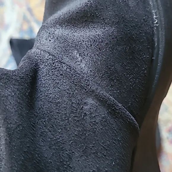 Sorel Toronto Black Suede Mid Calf Wedge Boots Sz 7.5