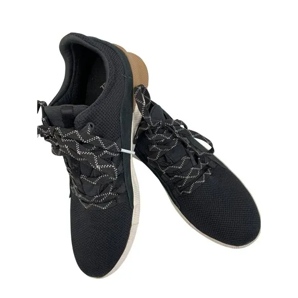 Sorel Womens Black Sneakers Out N About Size 10 Suede Mesh GUC waterproof