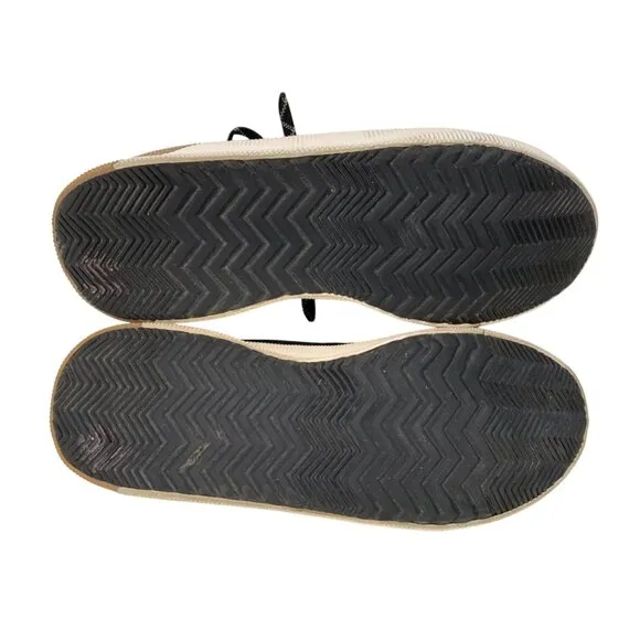 Sorel Womens Black Sneakers Out N About Size 10 Suede Mesh GUC waterproof
