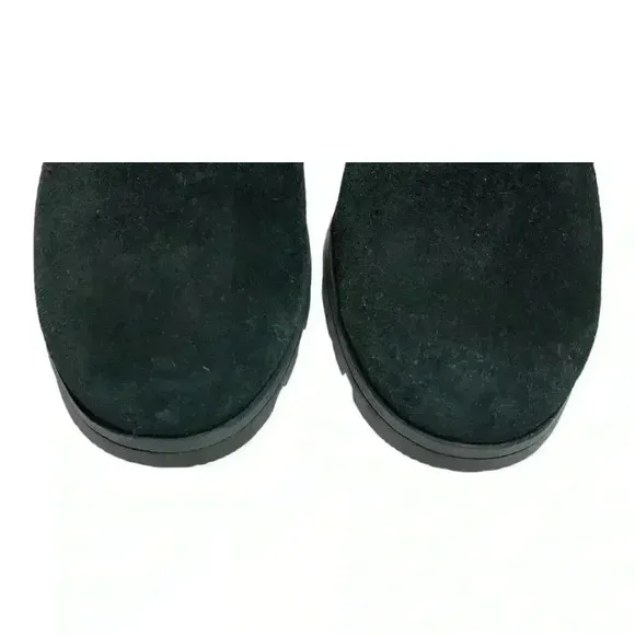 Sorel Women's Black Suede Iridescent Waterproof Booties Size 5 Preowned