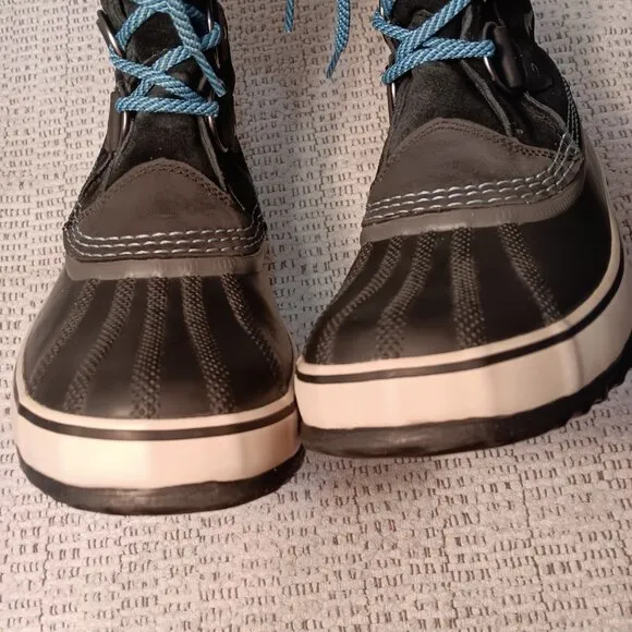 Sorel women's 'Joan of Arctic' knit liner mid calf snow winter boots sz 9