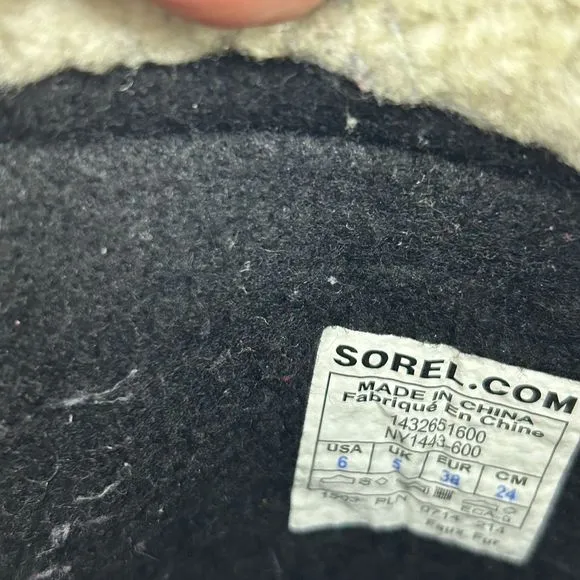 SOREL Yoot Pac Youth Pink Waterproof Snow Boots Faux Fur Size 6 Mid-Calf