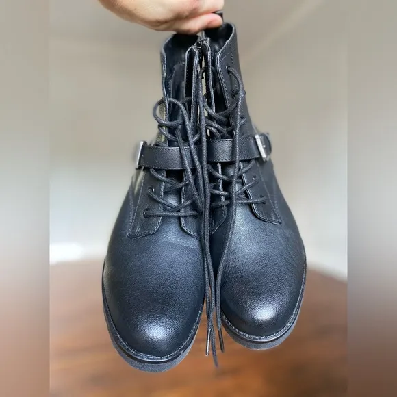 Soul Naturalizer Combat Boots Grunge Edge Streetwear Chunky Core Y2K Boho Artsy