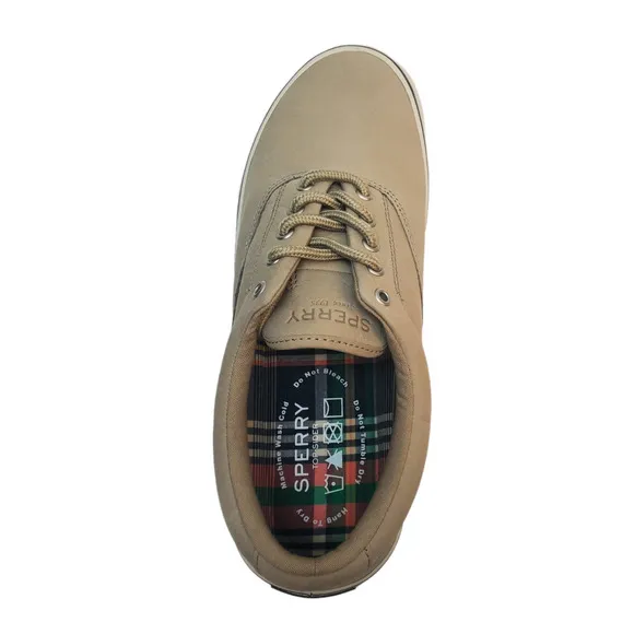 Sperry Men's Casual Shoes Striper II CVO Lace Up Comfort Sneakers 8.5M Oatmeal