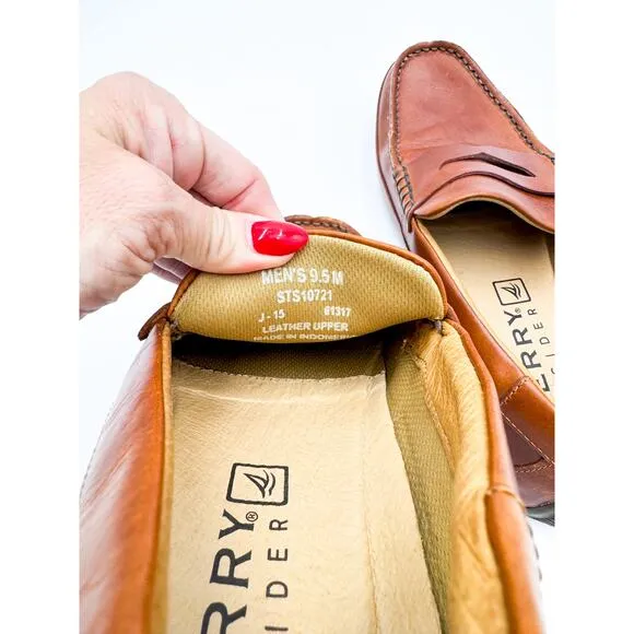 Sperry Top-Sider Penny Loafers Driving Shoe Men's 9.5