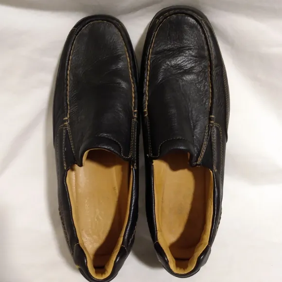 Sperry Topsiders Gold Cup Black Driving Loafers Shoes