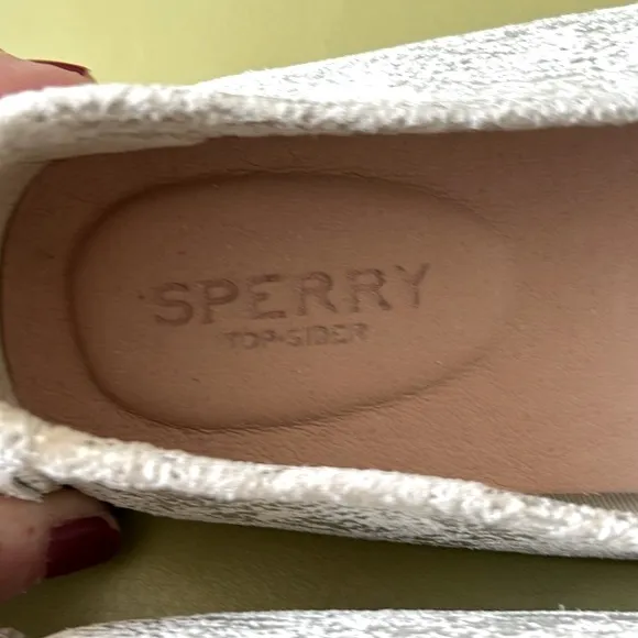 Sperry Women's Port Driving Moc Driving Loafer, Size 6.5 -Metallic