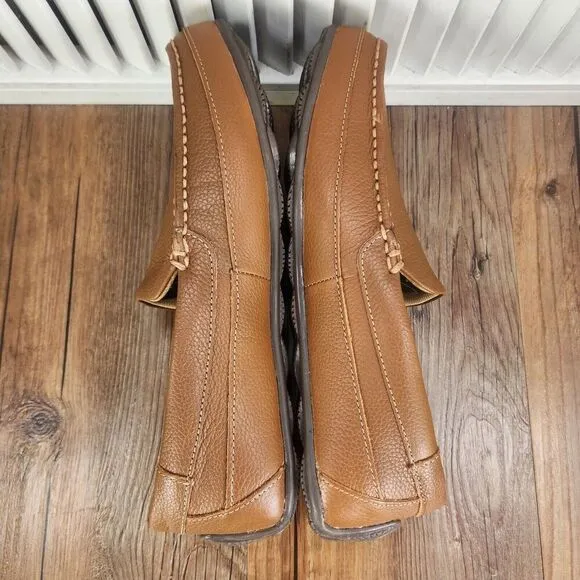 Sperry Top-Sider Hampden Venetian Men Sz 8.5 Brown Leather Driving Loafers Shoes