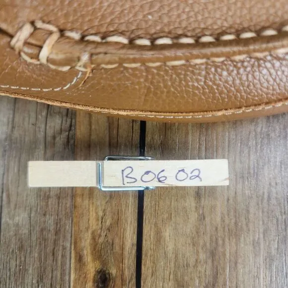 Sperry Top-Sider Hampden Venetian Men Sz 8.5 Brown Leather Driving Loafers Shoes