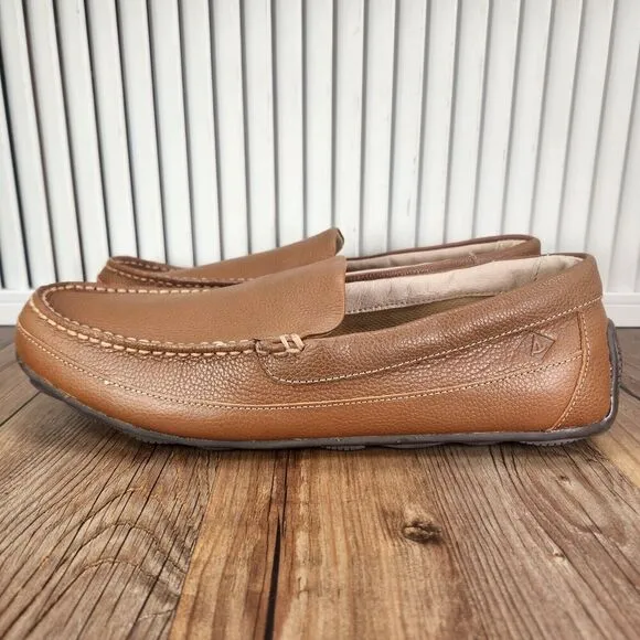 Sperry Top-Sider Hampden Venetian Men's 11.5 Brown Leather Driving Loafers Shoes