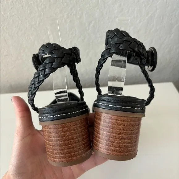 Splendid Scarlet black sandals SZ 8