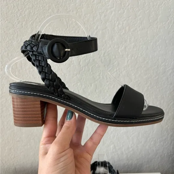 Splendid Scarlet black sandals SZ 8