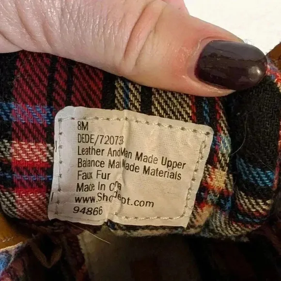 Sporto Mid-Calf Duck Boots, Faux Fur Lining, Flannel Lining, Leather Upper, 8