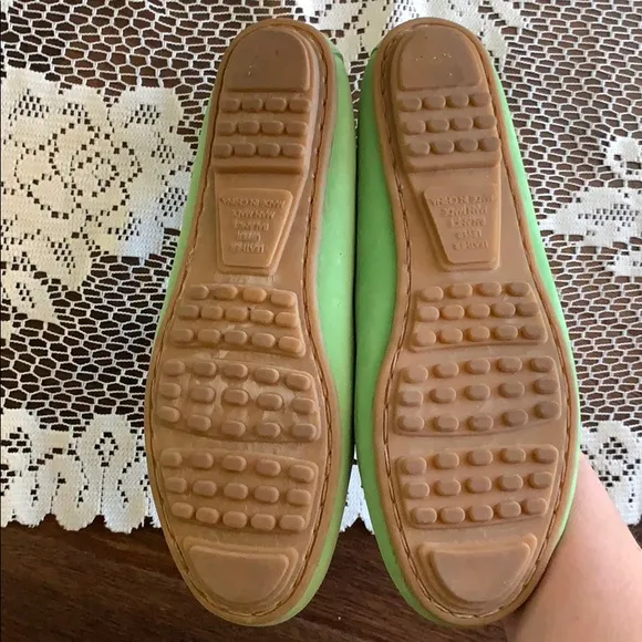 ST. JOHN'S BAY GREEN PENNY LOAFERS DRIVING LOAFERS FLATS SHOES 7.5