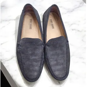 Stacy Adams Loafers Driving Moccasins Gray Slip On Shoes Size 10M