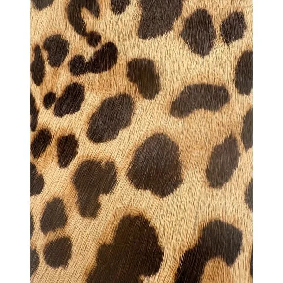 Steve Madden Alexia Leopard Platform Slip On Flat Animal Print Espadrilles US 9
