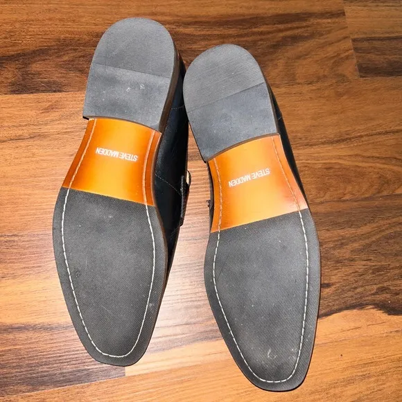 Steve Madden Black Men's Penny Loafers - Darlton Size 13D