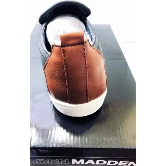 Steve Madden Mens Black Nubuck Suede Felixx Slip On Loafers Shoes Sz 10.5 NIB
