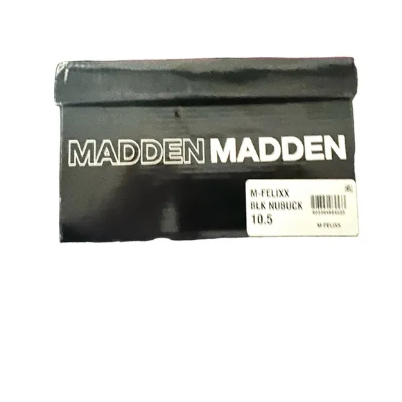 Steve Madden Mens Black Nubuck Suede Felixx Slip On Loafers Shoes Sz 10.5 NIB
