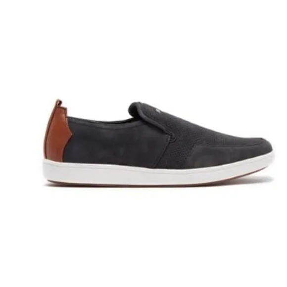 Steve Madden Mens Black Nubuck Suede Felixx Slip On Loafers Shoes Sz 10.5 NIB