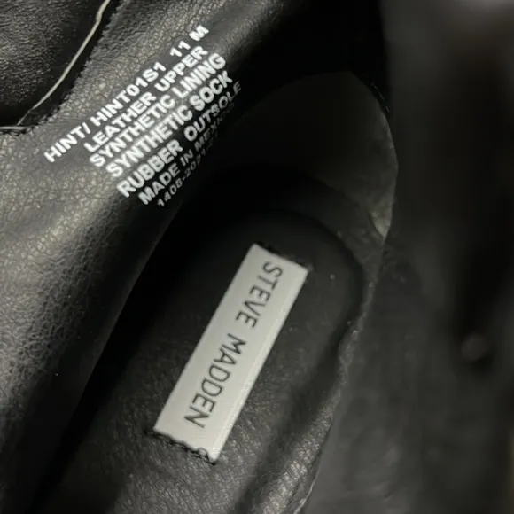Steve MaddenHint Chunky Lug Sole Combat Boots