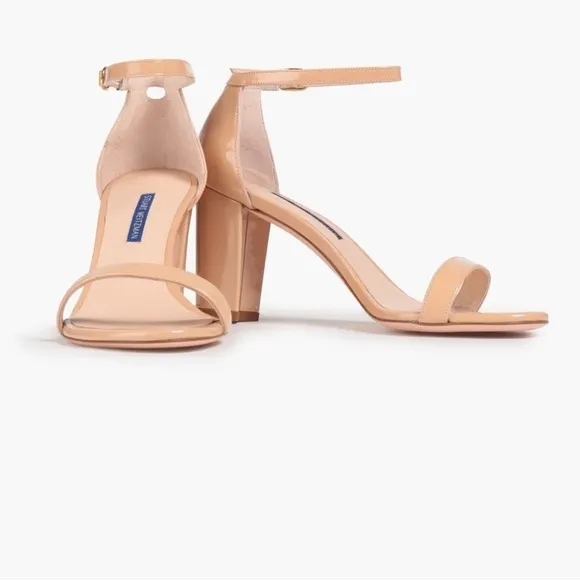 Stuard Weitzman Patnet Leather Sandals Discontinued