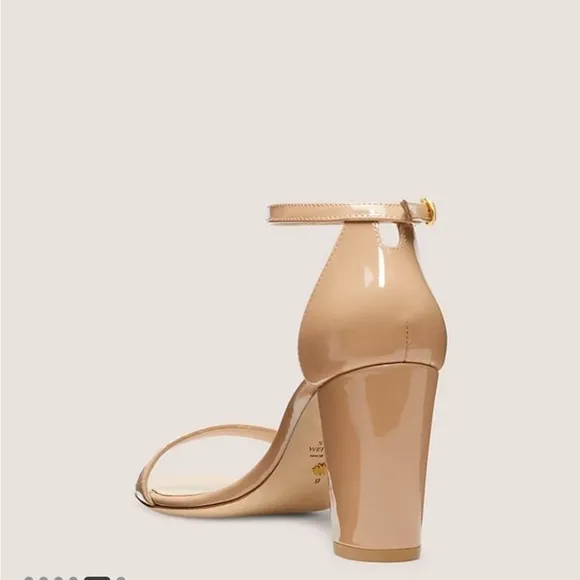 Stuard Weitzman Patnet Leather Sandals Discontinued