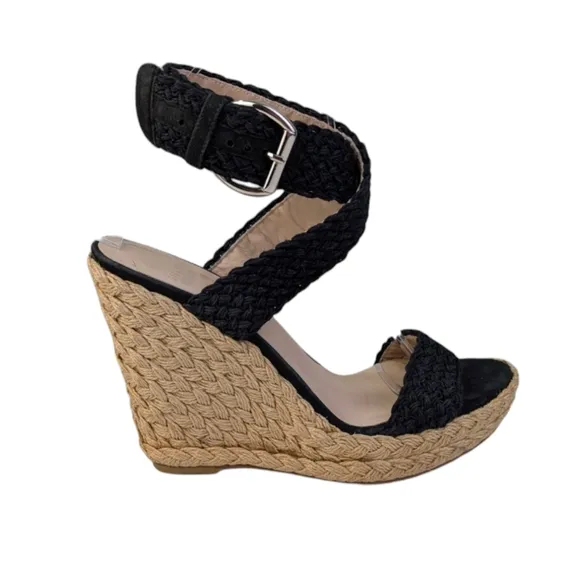 Stuart Weitzman Alex Crochet Espadrilles GUC Size 9M    S3311