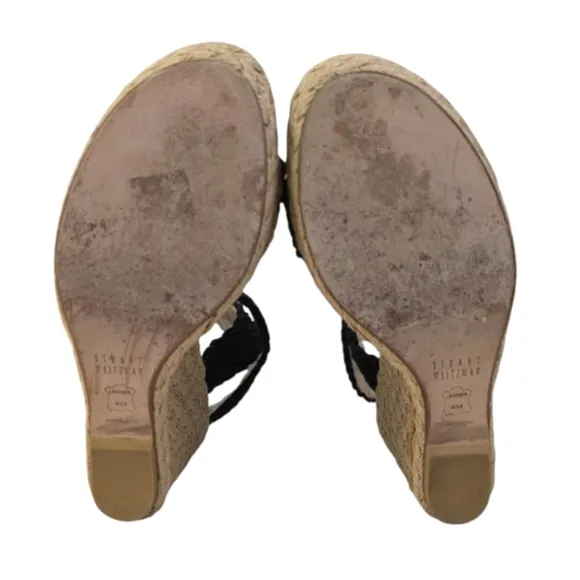 Stuart Weitzman Alex Crochet Espadrilles GUC Size 9M    S3311