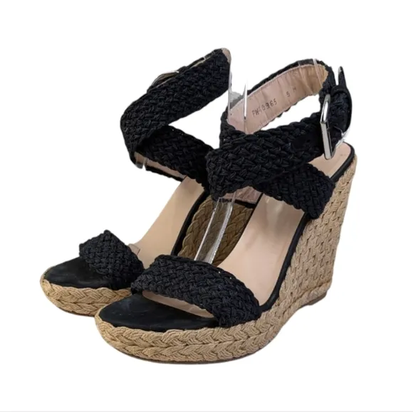 Stuart Weitzman Alex Crochet Espadrilles GUC Size 9M    S3311