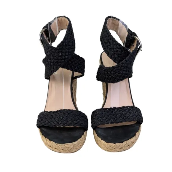 Stuart Weitzman Alex Crochet Espadrilles GUC Size 9M    S3311