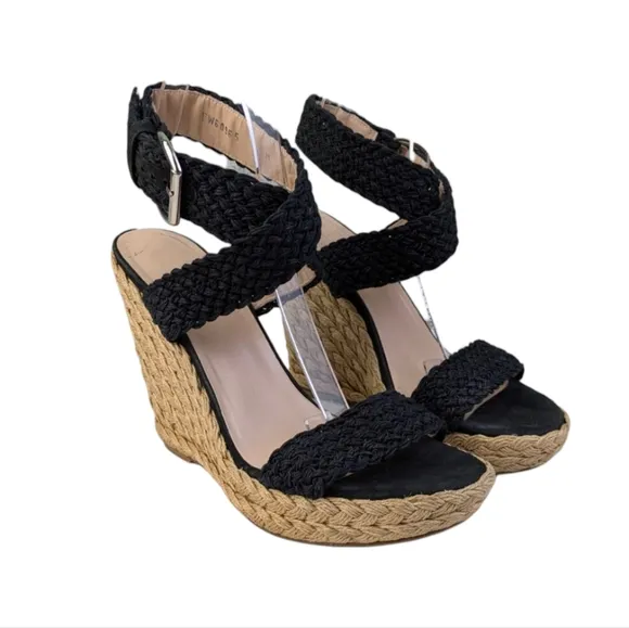 Stuart Weitzman Alex Crochet Espadrilles GUC Size 9M    S3311