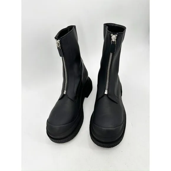 STUART WEITZMAN Black Charli Zip Sport Boots Size 9 NEW