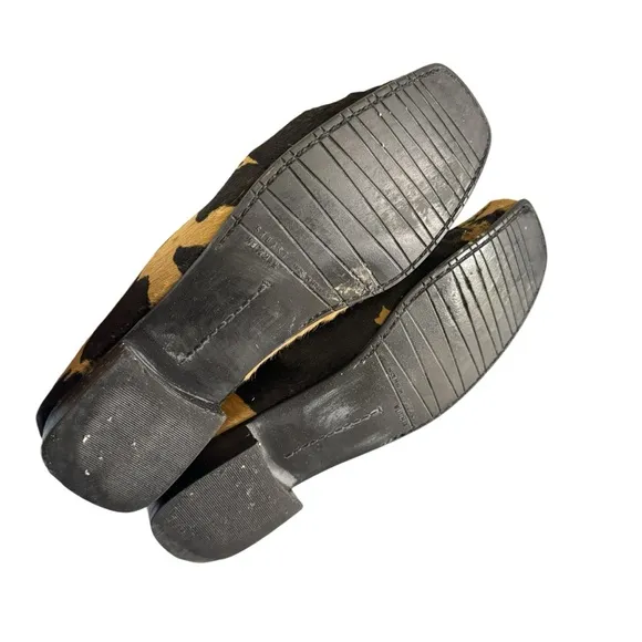Stuart Weitzman Calf Hair Leather Womens Driving Loafers Size 8.5M
