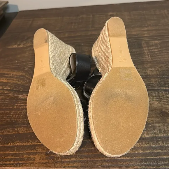 Stuart Weitzman Lexia Espadrille Wedge Sandals Sz 10