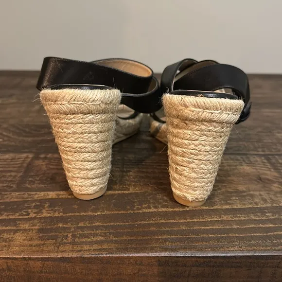 Stuart Weitzman Lexia Espadrille Wedge Sandals Sz 10