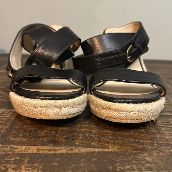 Stuart Weitzman Lexia Espadrille Wedge Sandals Sz 10