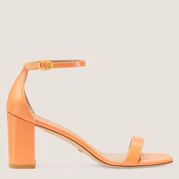 Stuart Weitzman Nudistcurve 75 block sandals Size 10