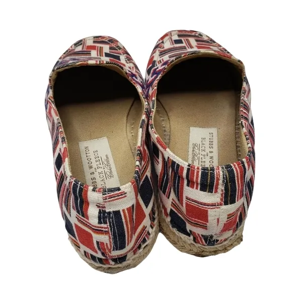 Stubbs &amp; Wootton Thom Browne Brooks Brothers | Flag Americana Rope Espadrilles 7